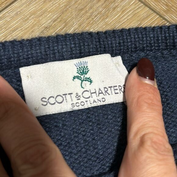 Scott & Charters Scotland Cashmere Sweater - Picture 4 of 8